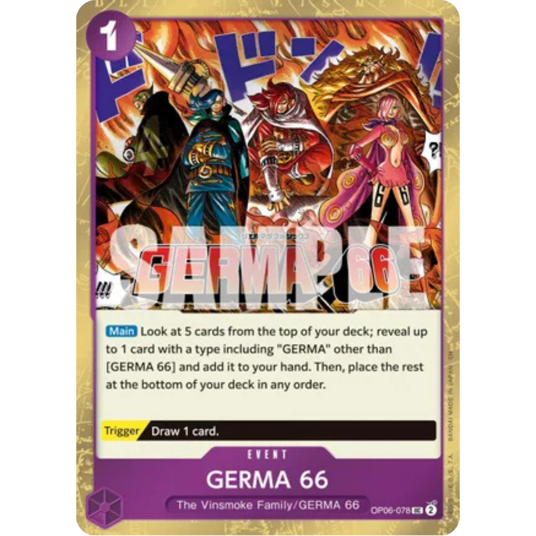 GERMA 66 (Pirate Foil) (OP06-078) - Premium Booster -The Best- Vol. 2 Foil