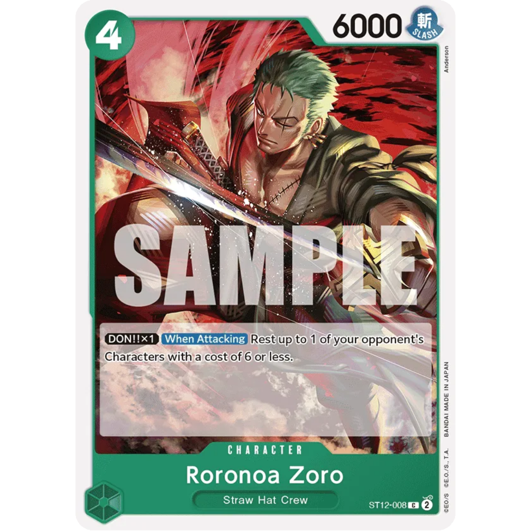 Roronoa Zoro (ST12-008) - Starter Deck 12: Zoro and Sanji