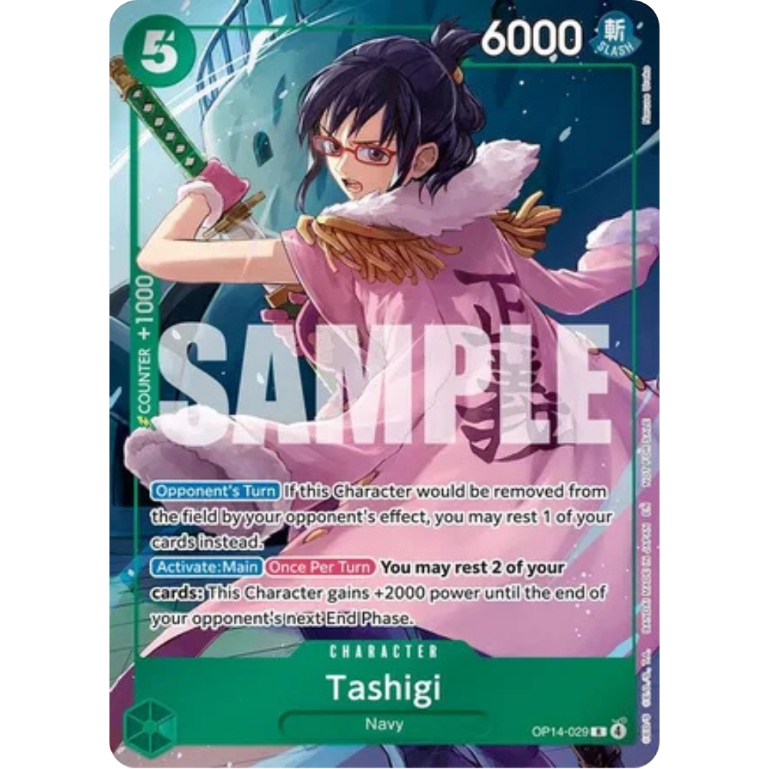 Tashigi (Dash Pack) (OP14-029) - The Azure Sea's Seven Foil