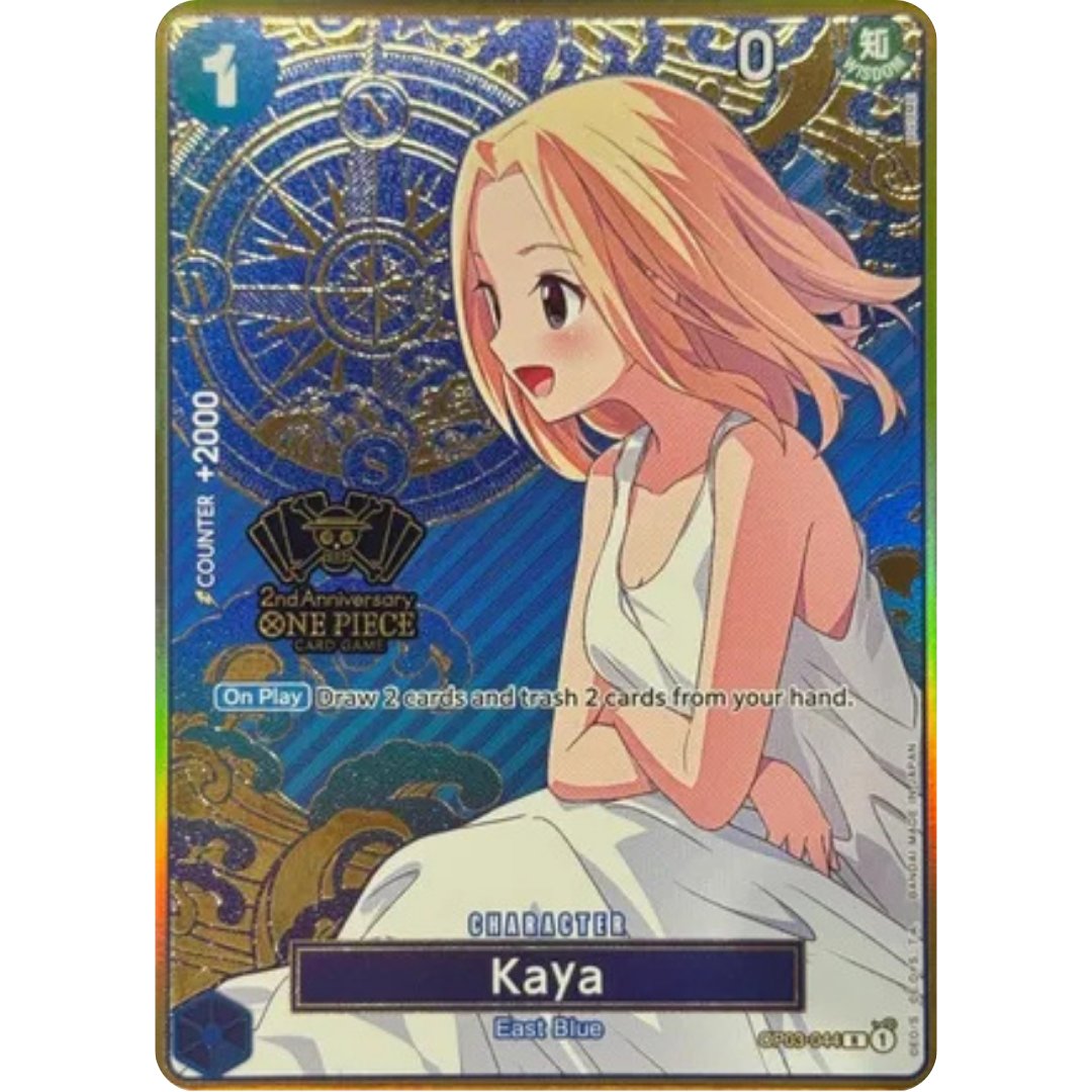 Kaya (One Piece Japanese Version 2nd Anniversary Set) (OP03-044) - One Piece Promotion Cards Foil