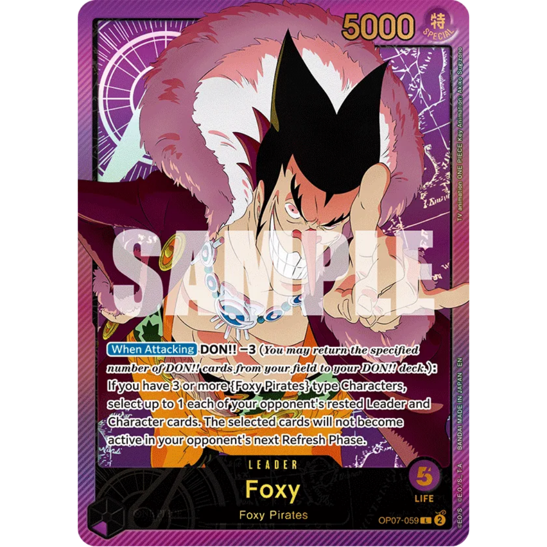 Foxy (SPR) (OP07-059) - Extra Booster: Anime 25th Collection Foil