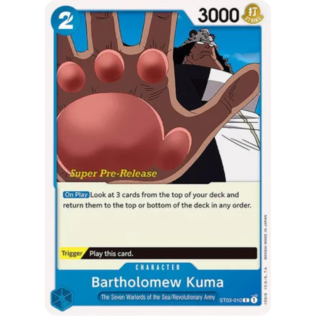Bartholomew Kuma (ST03-010) - Super Pre-Release Starter Deck 3: The Seven Warlords of the Sea