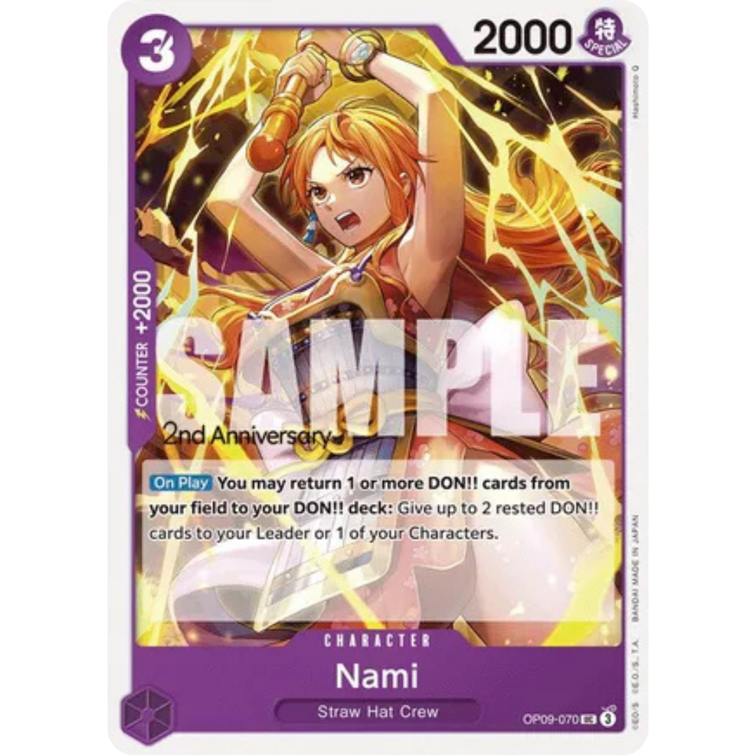 Nami (070) (OP09-070) - Emperors in the New World: 2nd Anniversary Tournament Cards