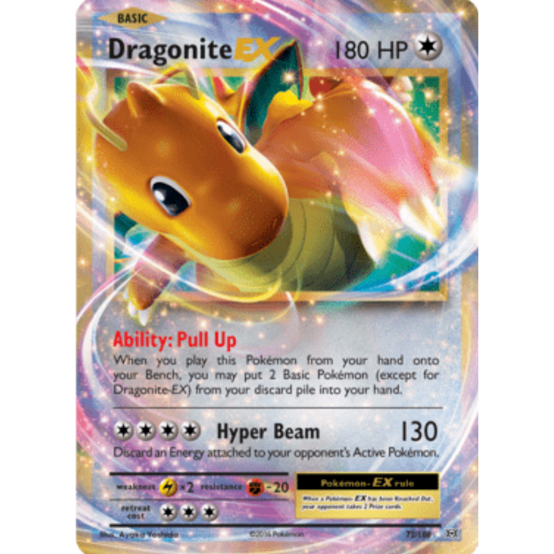 Dragonite EX 072/108 - Holofoil XY Evolutions - Ultra Rare