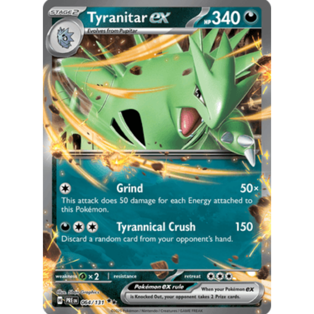 Tyranitar ex 064/131 - Holofoil SV Prismatic Evolutions - Double Rare