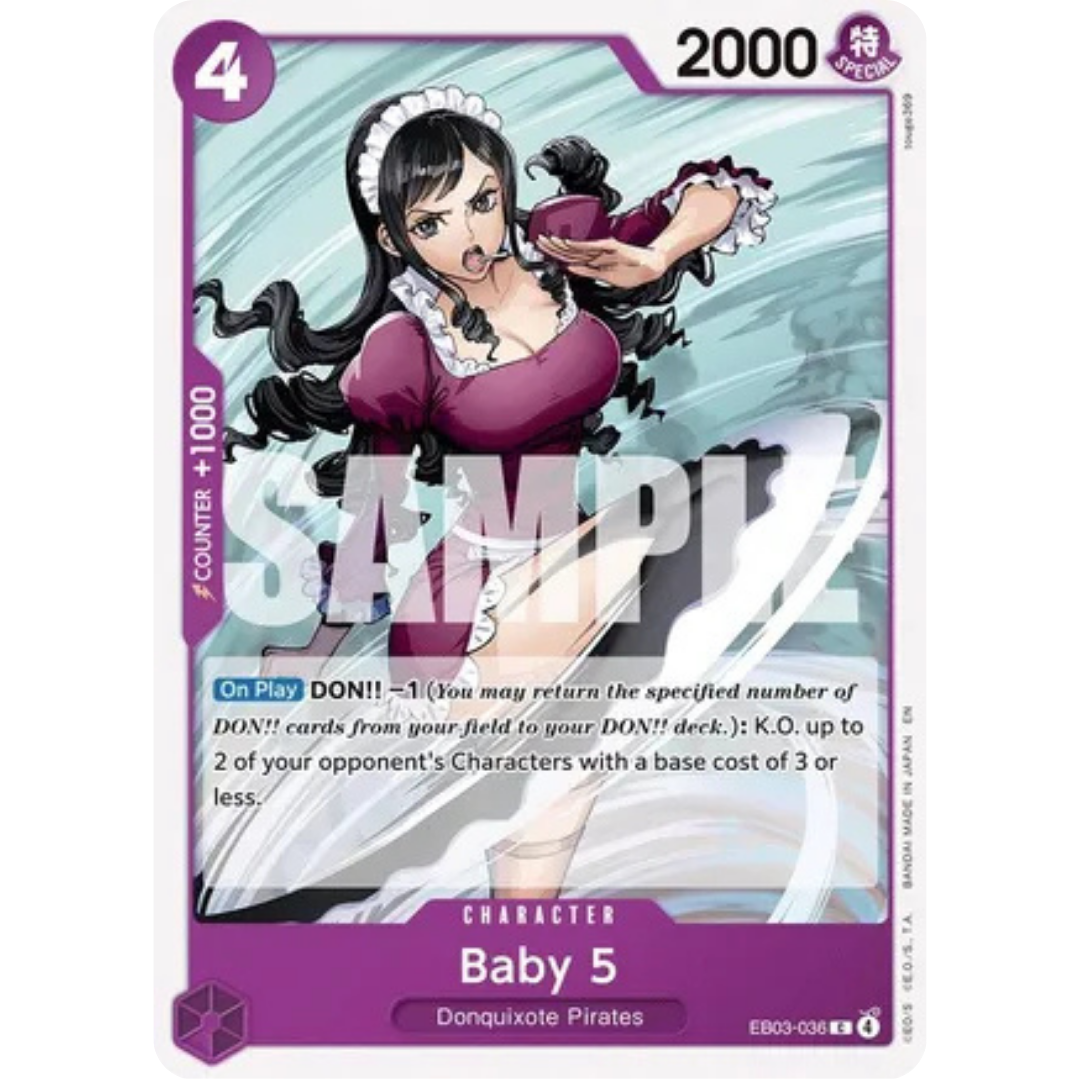 Baby 5 (EB03-036) - Extra Booster: One Piece Heroines Edition