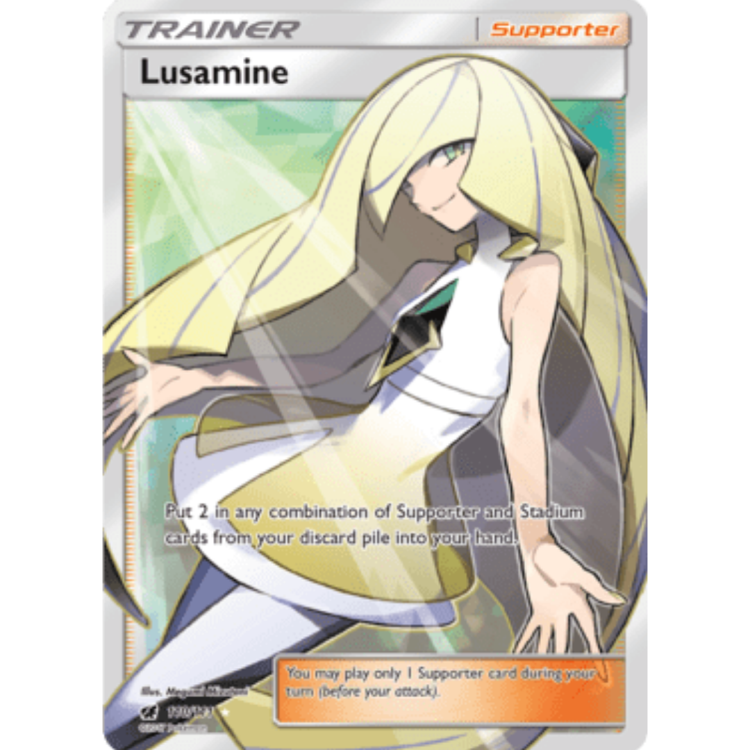 Lusamine (Full Art) 110 - Holofoil SM Crimson Invasion - Ultra Rare