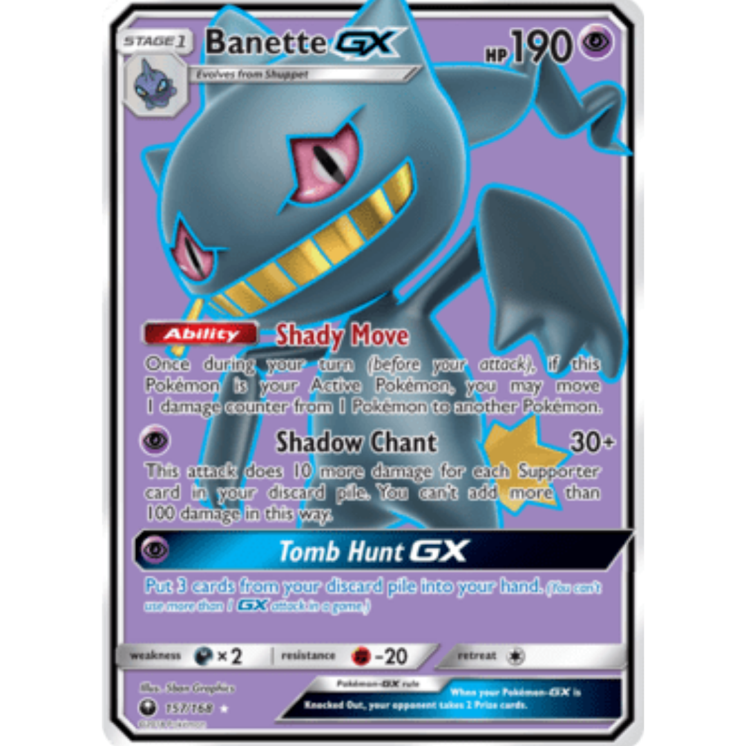 Banette GX (Full Art) - Holofoil SM Celestial Storm - Ultra Rare