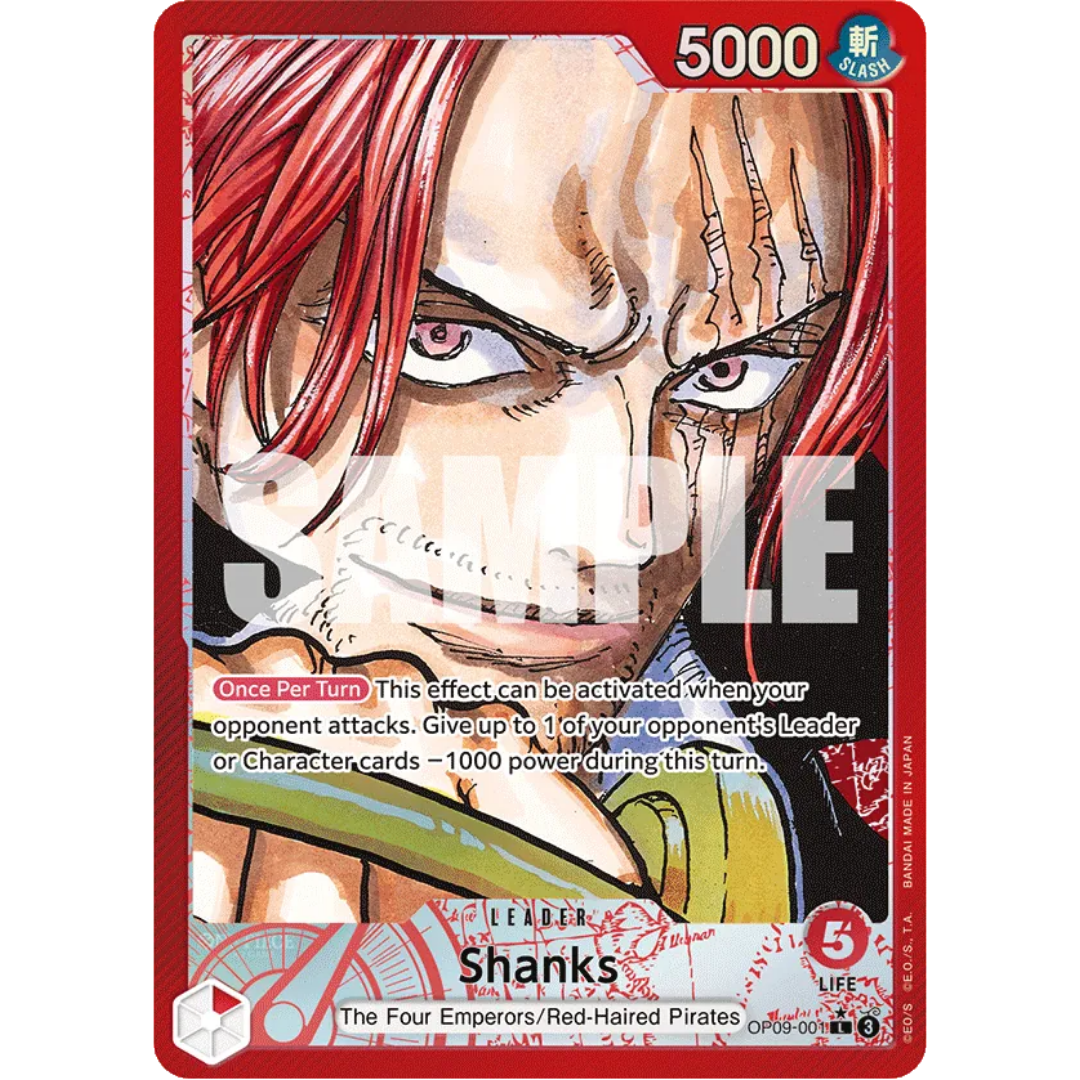Shanks (001) (Parallel) (OP09-001) - Emperors in the New World Foil