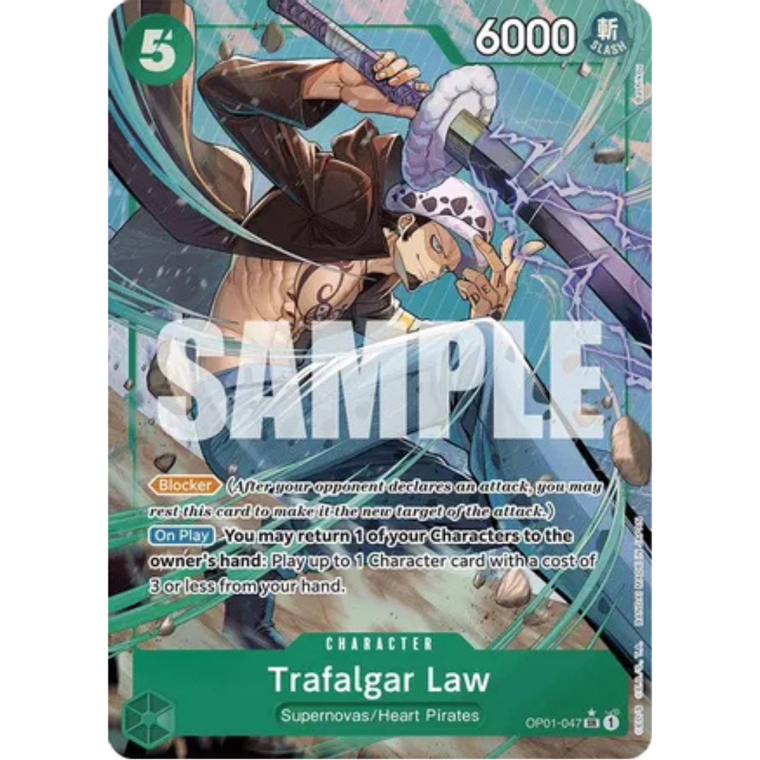 Trafalgar Law (OP01-047) (Alternate Art) (OP01-047) - Premium Booster -The Best- Foil