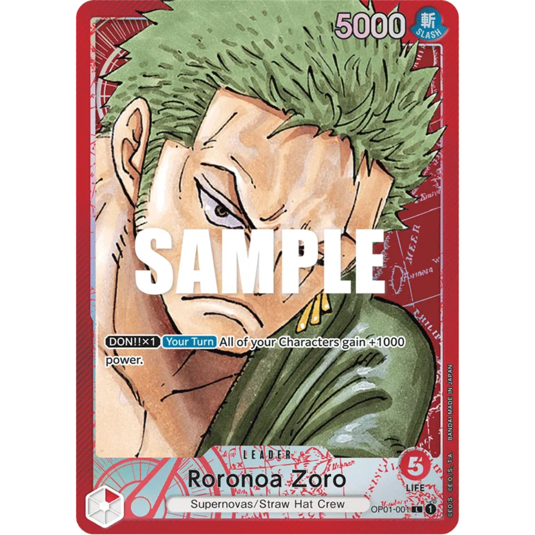 Roronoa Zoro (001) (Parallel) (OP01-001) - Romance Dawn Foil