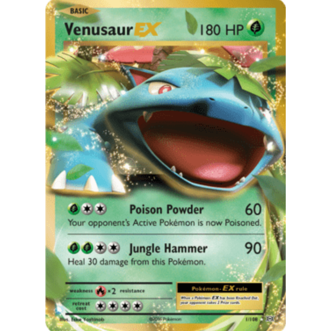 Venusaur EX 001 - Holofoil XY Base Set - Ultra Rare