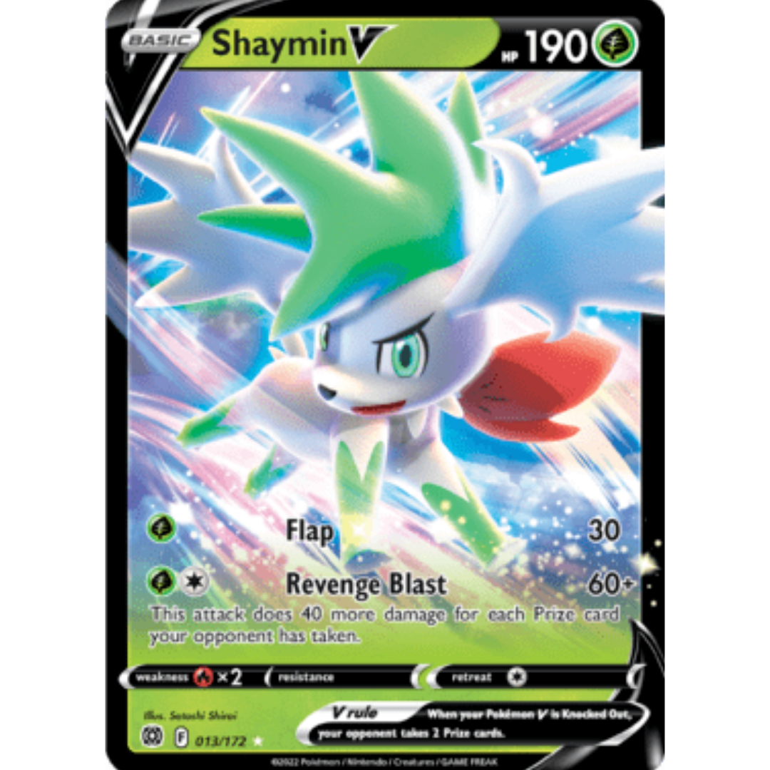 Shaymin V 013 - Holofoil SWSH09 Brilliant Stars - Ultra Rare
