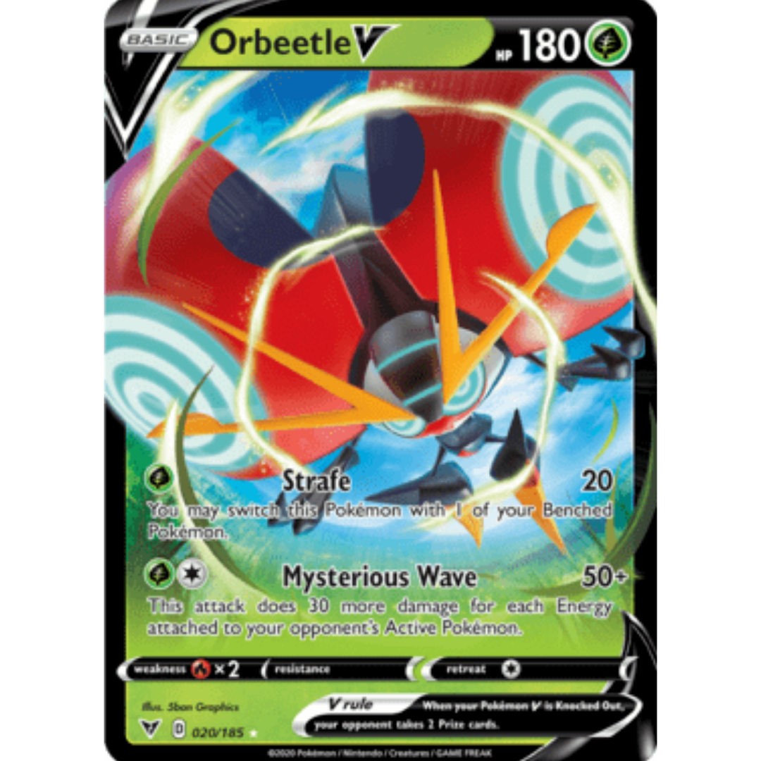 Orbeetle V 020 - Holofoil SWSH04 Vivid Voltage - Ultra Rare