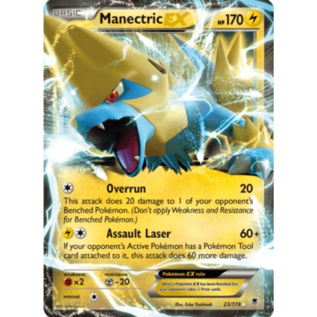 Manectric EX 023/119 - Holofoil XY Phantom Forces - Ultra Rare
