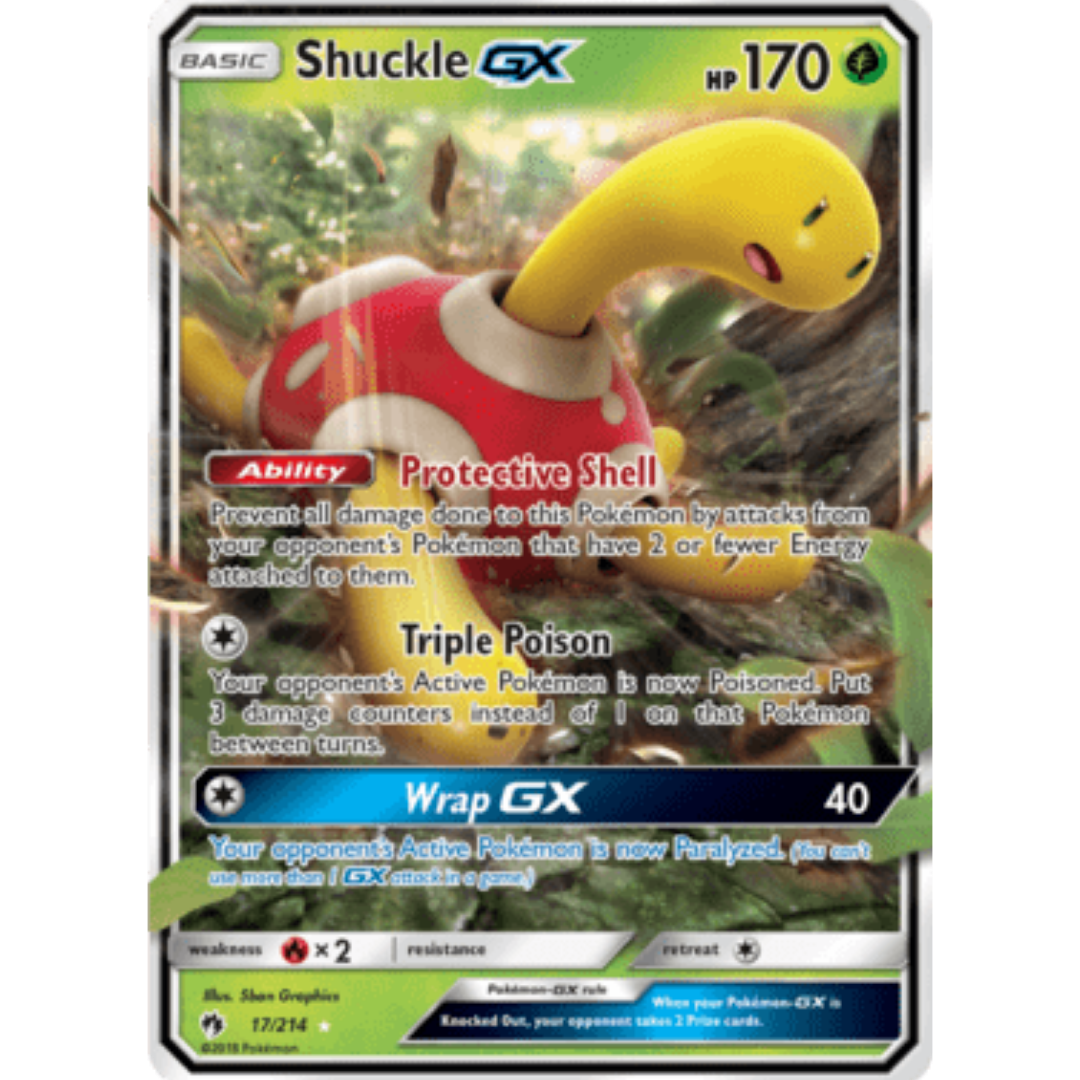 Shuckle GX 017/214 - Holofoil SM Lost Thunder - Ultra Rare