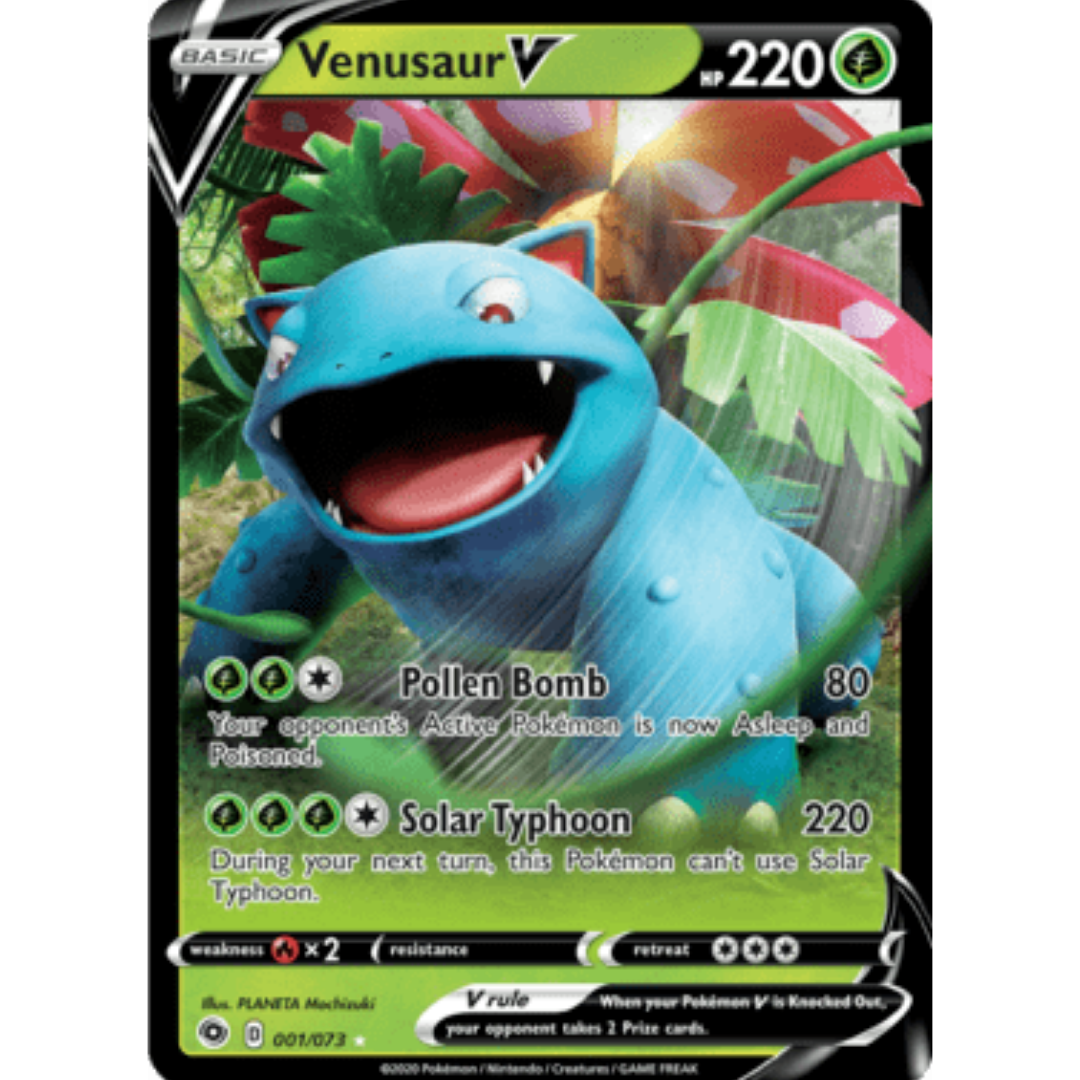 Venusaur V 001 - Holofoil Champions Path - Ultra Rare