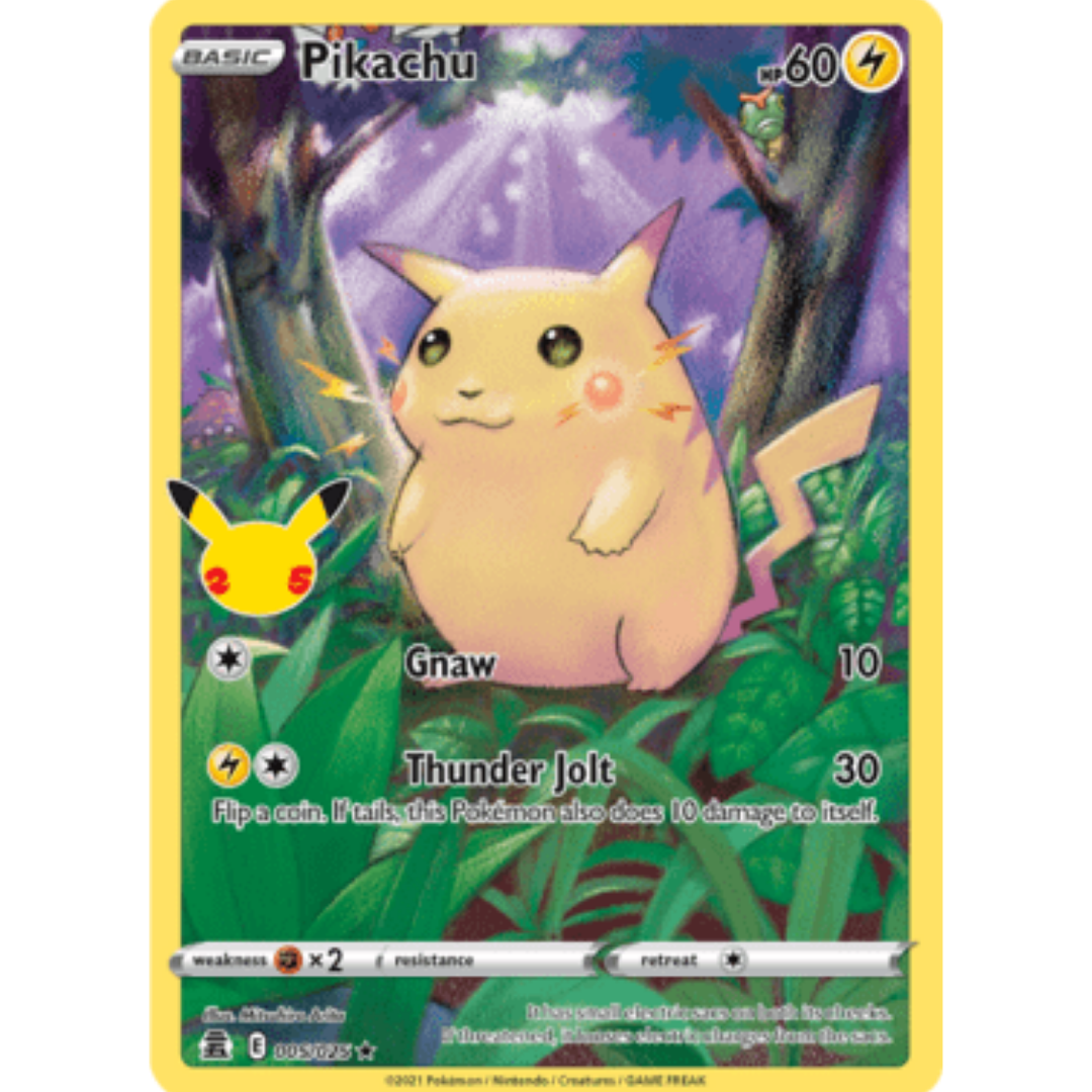 Pikachu 005/025 - Holofoil Celebrations - Holo Rare