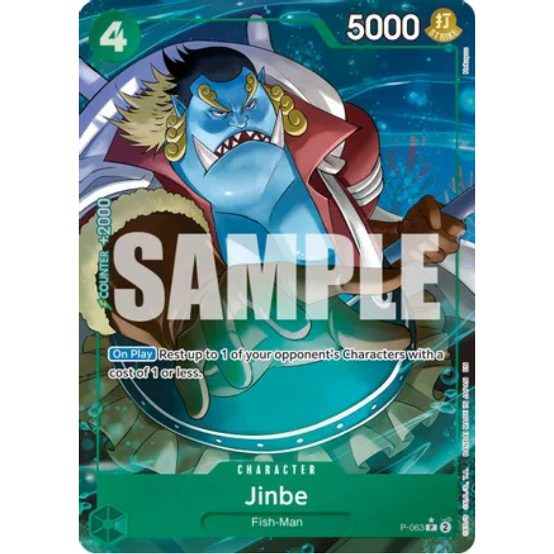 Jinbe - P-063 (Alternate Art) (P-063) - Premium Booster -The Best- Vol. 2 Foil