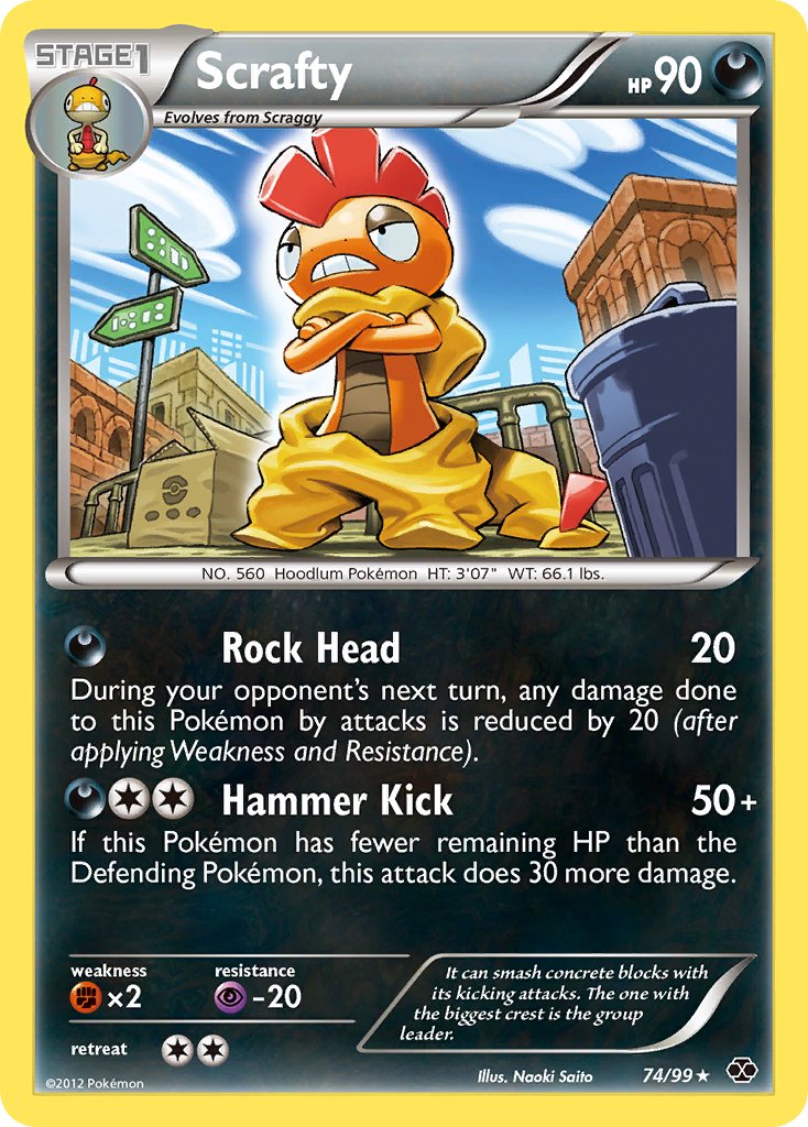 Scrafty - 74/99(Next Destinies)/099 Deck Exclusives - Rare