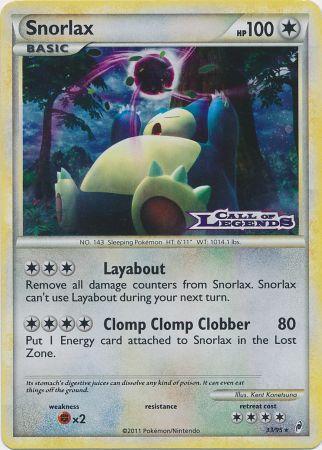 Snorlax - 33/95 (Prerelease)/95 - Holofoil Nintendo Promos - Promo