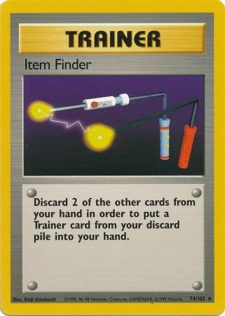 Item Finder 074/102 Base Set - Rare