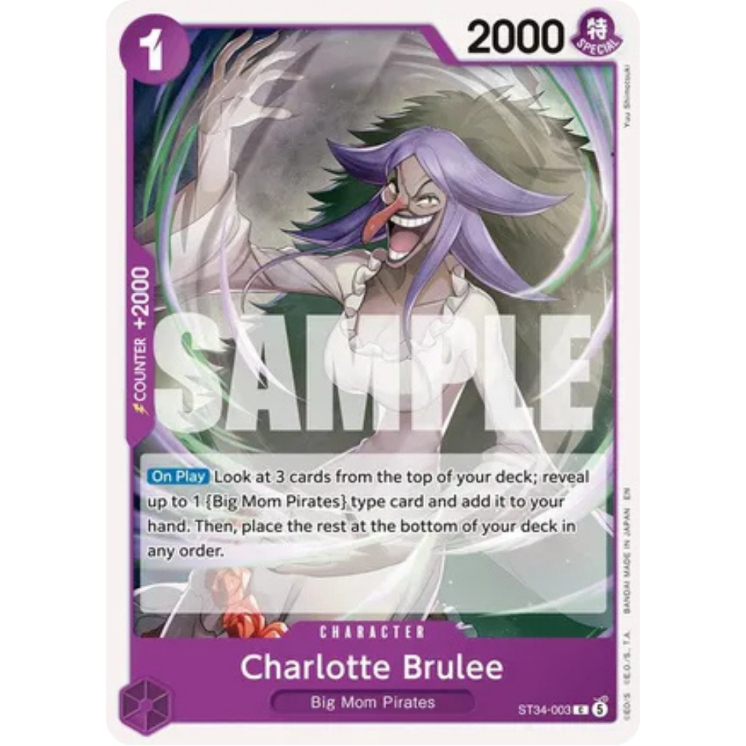 Charlotte Brulee (ST34-003) - Starter Deck 34: PURPLE Charlotte Katakuri