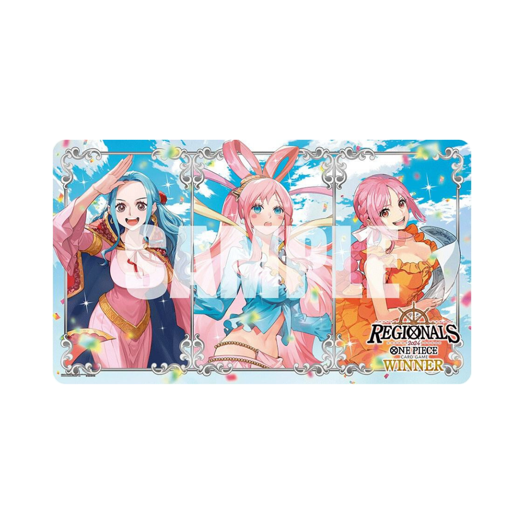 One Piece Official Playmat - Vivi, Shirahoshi & Rebecca (2024 Regionals Winner)