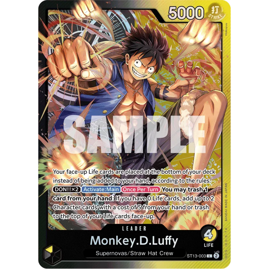 Monkey.D.Luffy (003) (ST13-003) - Ultra Deck: The Three Brothers Foil
