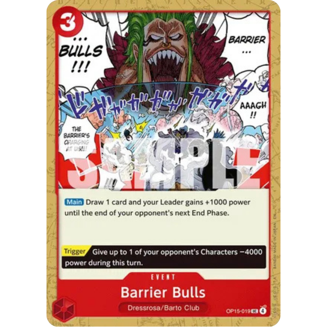 Barrier Bulls (OP15-019) - Adventure on Kami's Island