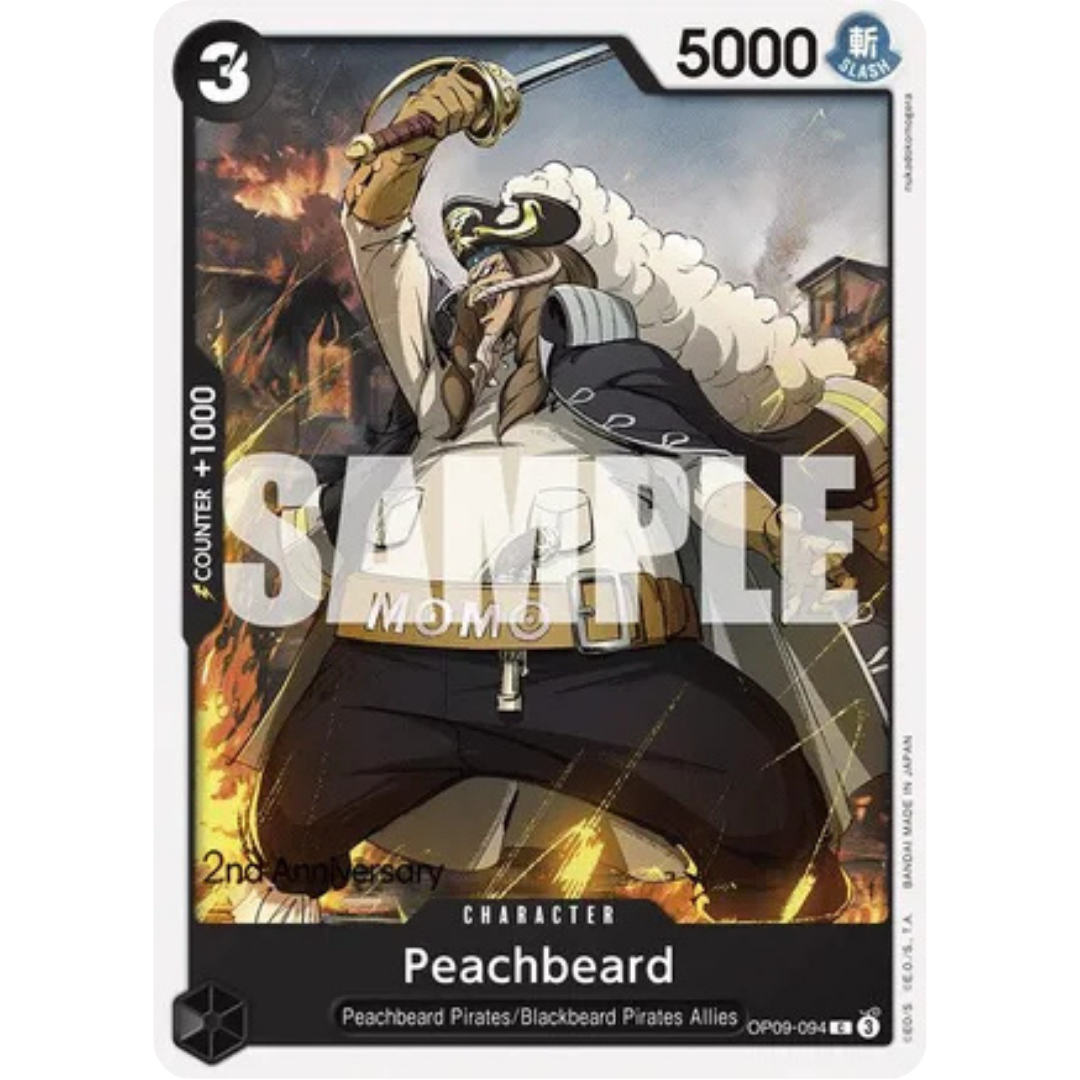 Peachbeard (OP09-094) - Emperors in the New World: 2nd Anniversary Tournament Cards