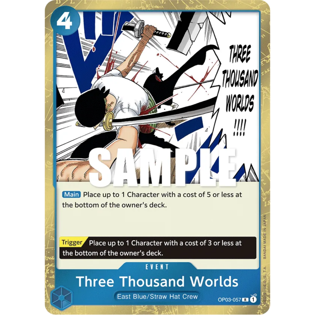 Three Thousand Worlds (OP03-057) - Pillars of Strength Foil