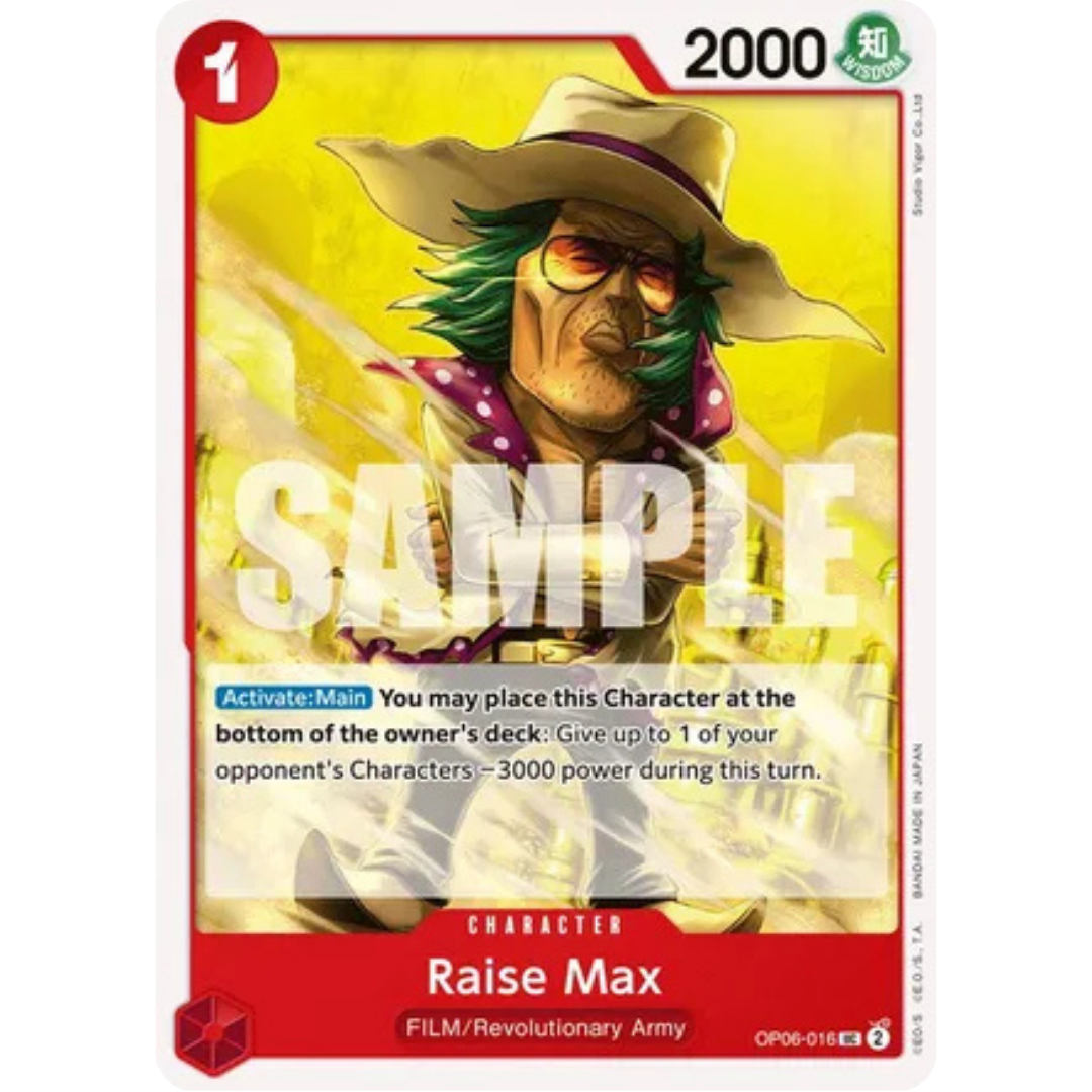 Raise Max (OP06-016) - Wings of the Captain