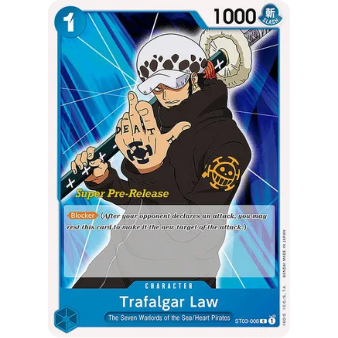 Trafalgar Law (ST03-008) - Super Pre-Release Starter Deck 3: The Seven Warlords of the Sea