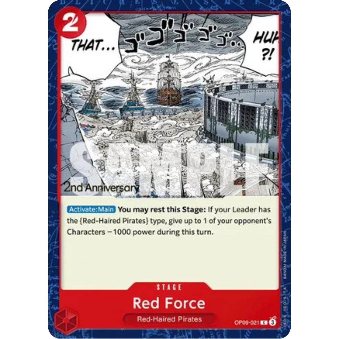 Red Force (OP09-021) - Emperors in the New World: 2nd Anniversary Tournament Cards