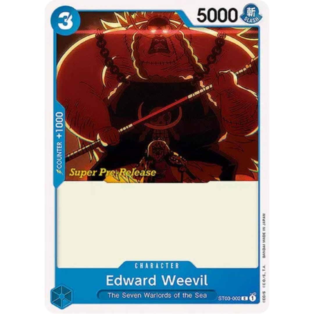 Edward Weevil (ST03-002) - Super Pre-Release Starter Deck 3: The Seven Warlords of the Sea