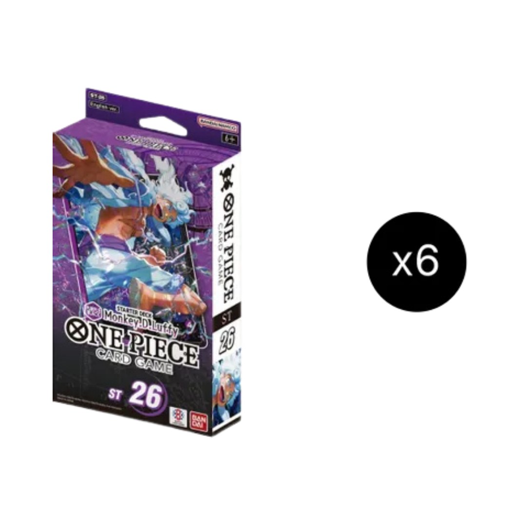 Starter Deck 26: PURPLE/BLACK Monkey.D.Luffy Display