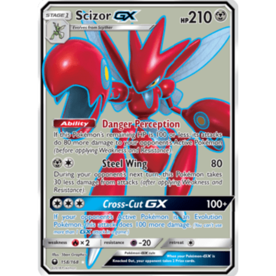 Scizor GX (Full Art) - Holofoil SM Celestial Storm - Ultra Rare
