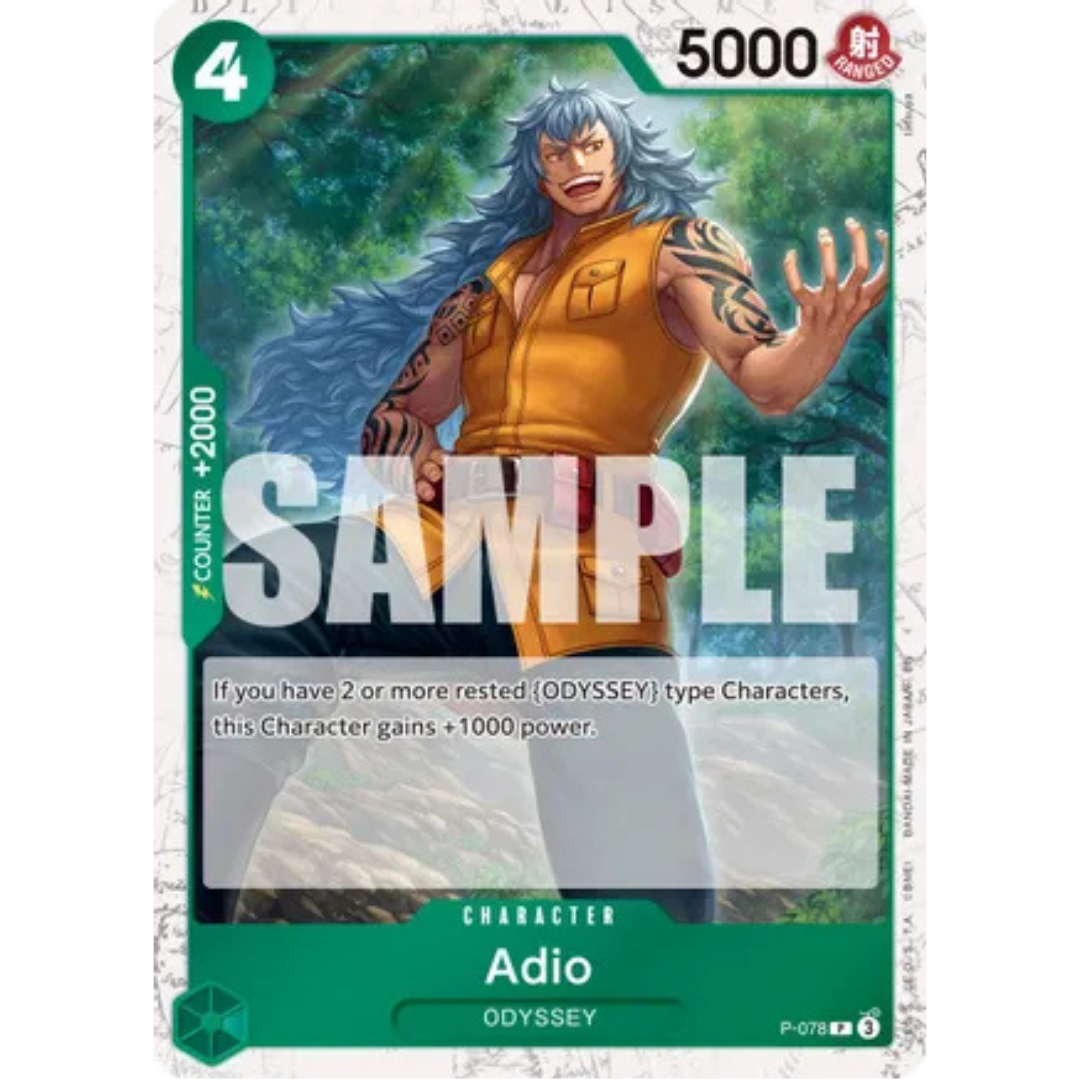 Adio (Pirate Foil) (P-078) - Premium Booster -The Best- Vol. 2 Foil