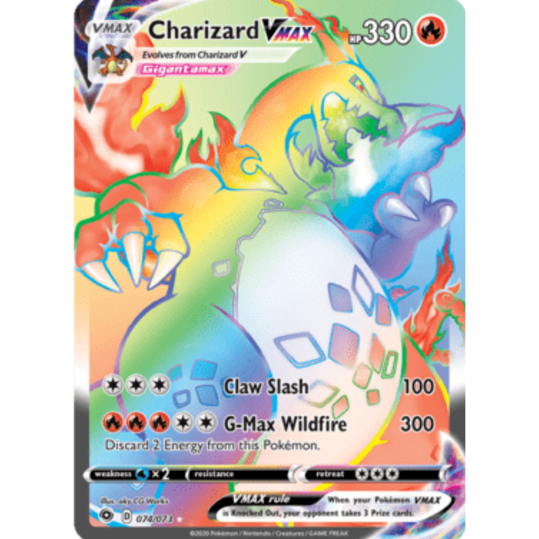 Charizard VMAX (Secret) 074 - Holofoil Champions Path - Secret Rare