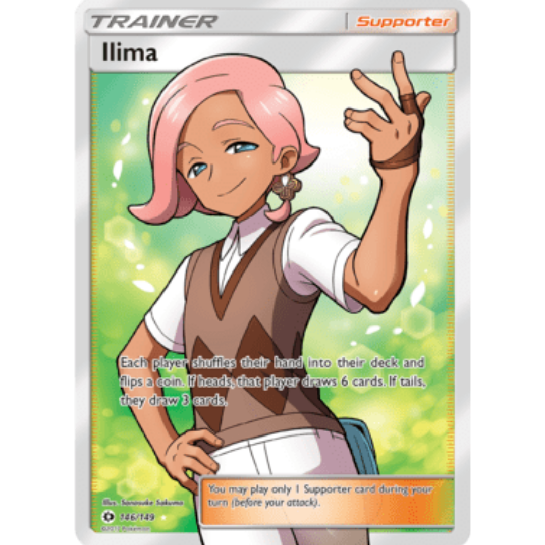 Ilima (Full Art) 146 - Holofoil SM Base Set - Ultra Rare