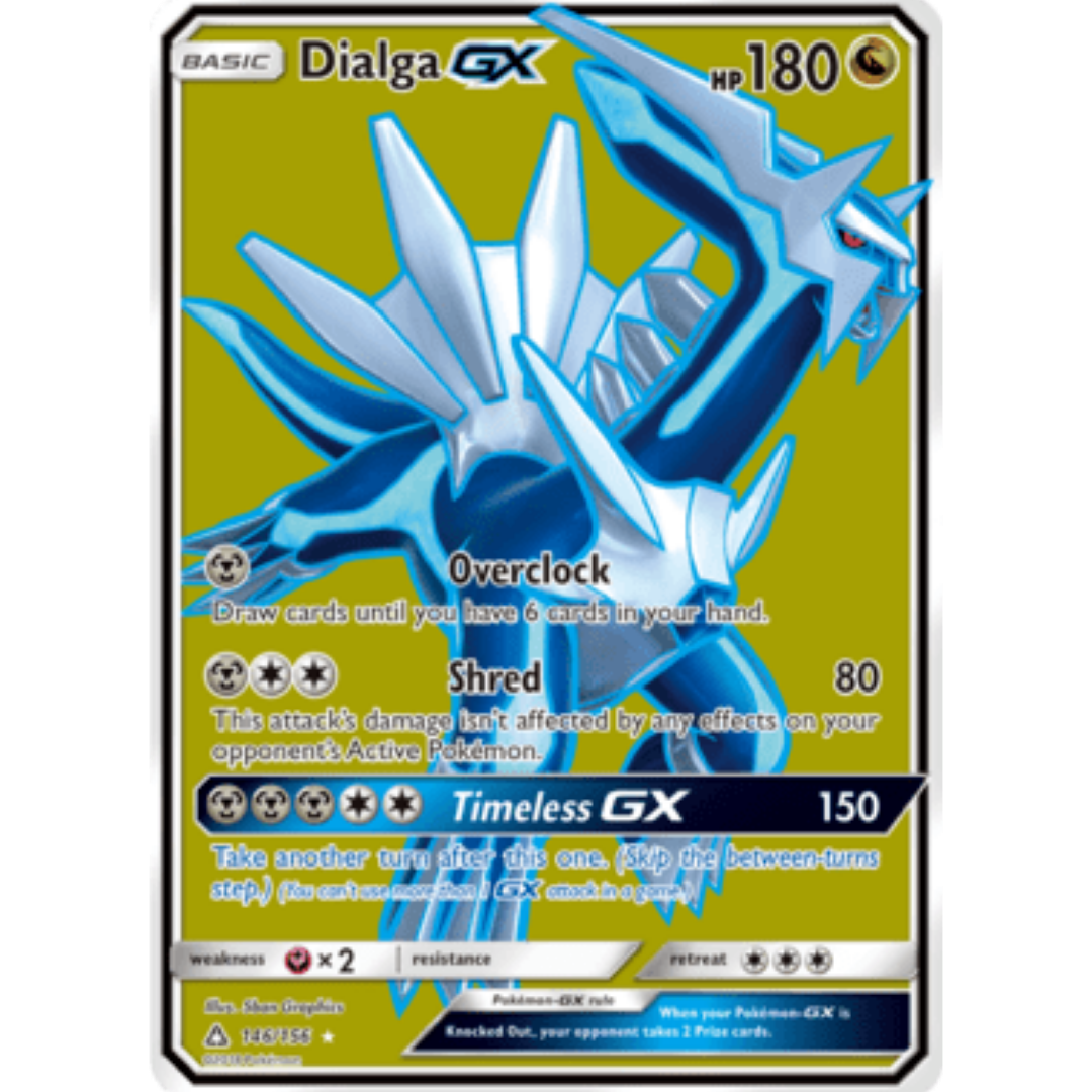 Dialga GX (Full Art) - Holofoil SM Ultra Prism - Ultra Rare
