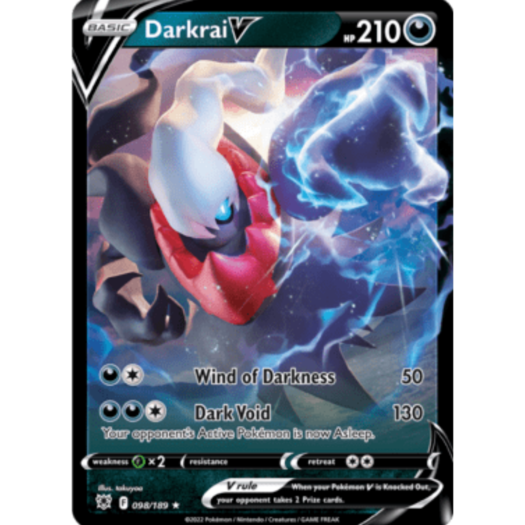 Darkrai V 098 - Holofoil SWSH10 Astral Radiance - Ultra Rare