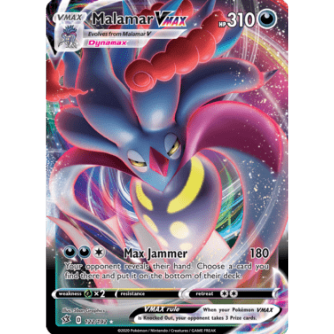 Malamar VMAX 122 - Holofoil SWSH02 Rebel Clash - Ultra Rare