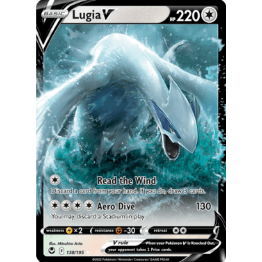Lugia V 138 - Holofoil SWSH12 Silver Tempest - Ultra Rare