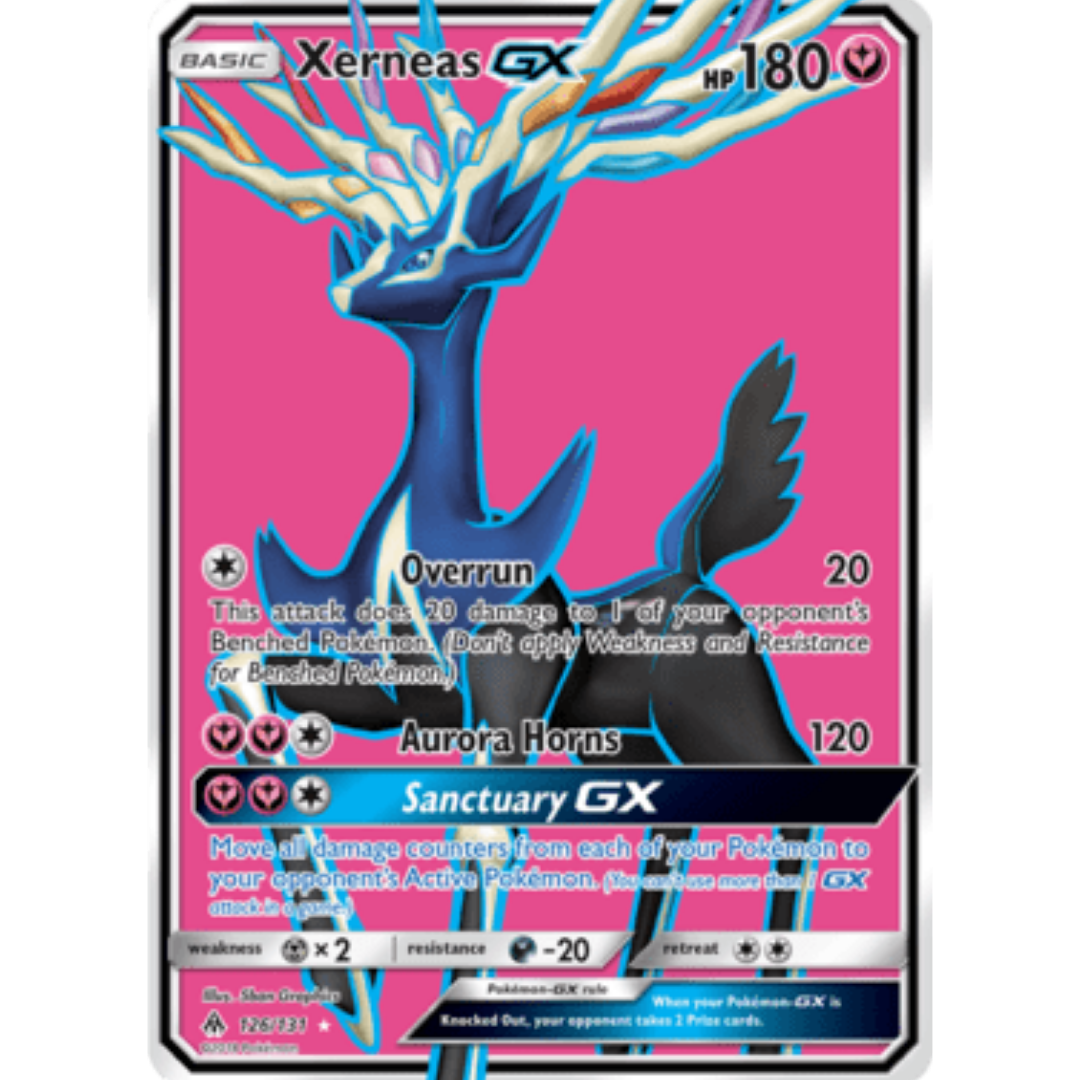 Xerneas GX (Full Art) - Holofoil SM Forbidden Light - Ultra Rare