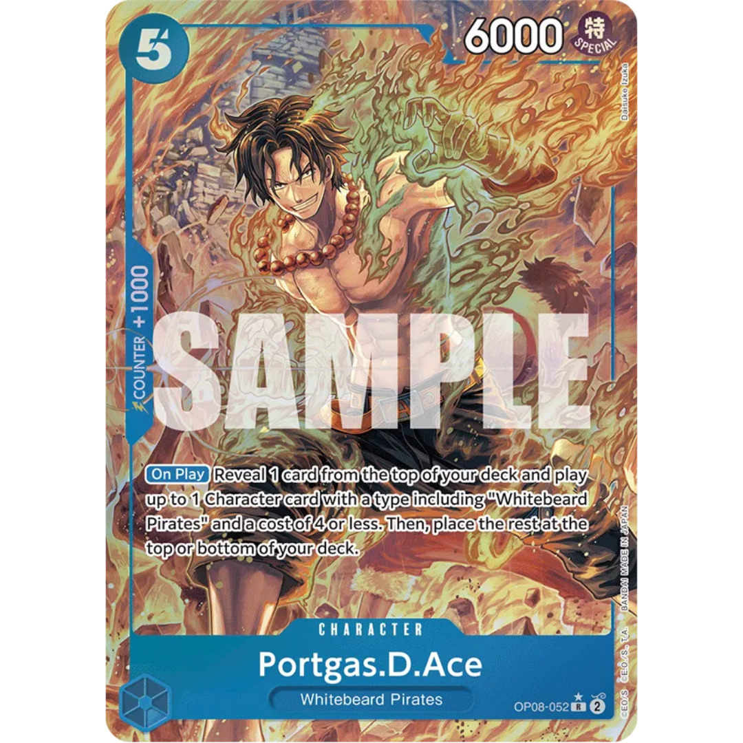 Portgas.D.Ace (Parallel) (OP08-052) - Two Legends Foil
