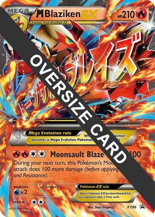 M Blaziken EX - XY86 - Holofoil Jumbo Cards - Promo