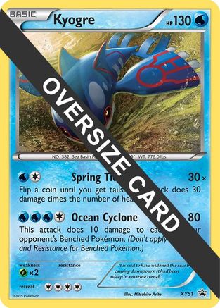 Kyogre - XY51 - Holofoil Jumbo Cards - Promo