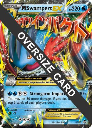 M Swampert EX - XY87 - Holofoil Jumbo Cards - Promo